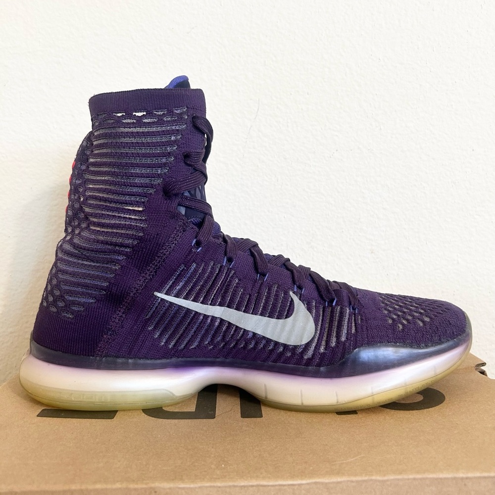 SOLD ❌ Nike Kobe 10 X Elite High Team Pack size 10 718763-505 2015 PRE-OWNED - Picture 3 of 9